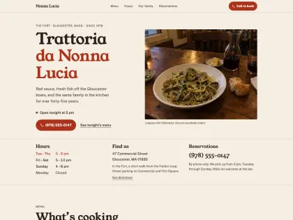 Italian restaurant, without Impeccable, run 1